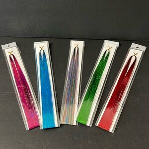 HAIR TINSEL BINDLE OF 5
